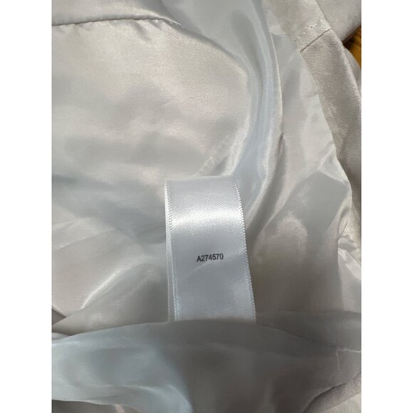 Susan Graver Faux Suede Zip-Up Jacket Beige With Stand Collar Women's Size 2X - Picture 7 of 8